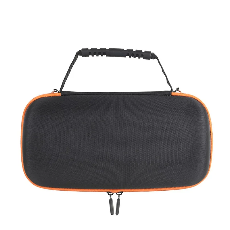 For JBL Pulse 6 Storage Bag Hard EVA + Oxford Cloth Shock Absorbing Zipper Carrying Case with Shoulder Strap - Inner Orange