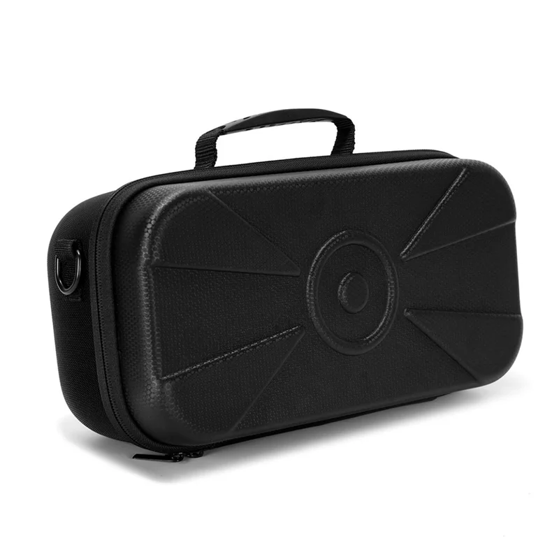 For JBL Pulse 6 Bluetooth-compatible Speaker Carrying Case EVA Anti-Pressure Drop-Resistant Storage Bag with Shoulder Strap - Black