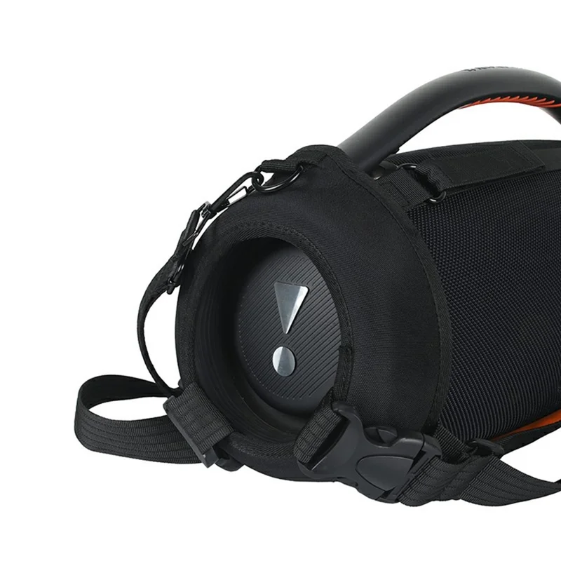Futerał na głośnik JBL Boombox 3, odporny na wstrząsy, kurz i zarysowania, z przekładką i paskiem na ramię - Czarny