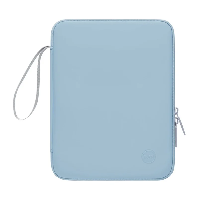 BUBM BM01211003 Portable Sleeve Bag for iPad 10.9 (2022) PU Leather Tablet Carrying Case with Strap - Blue