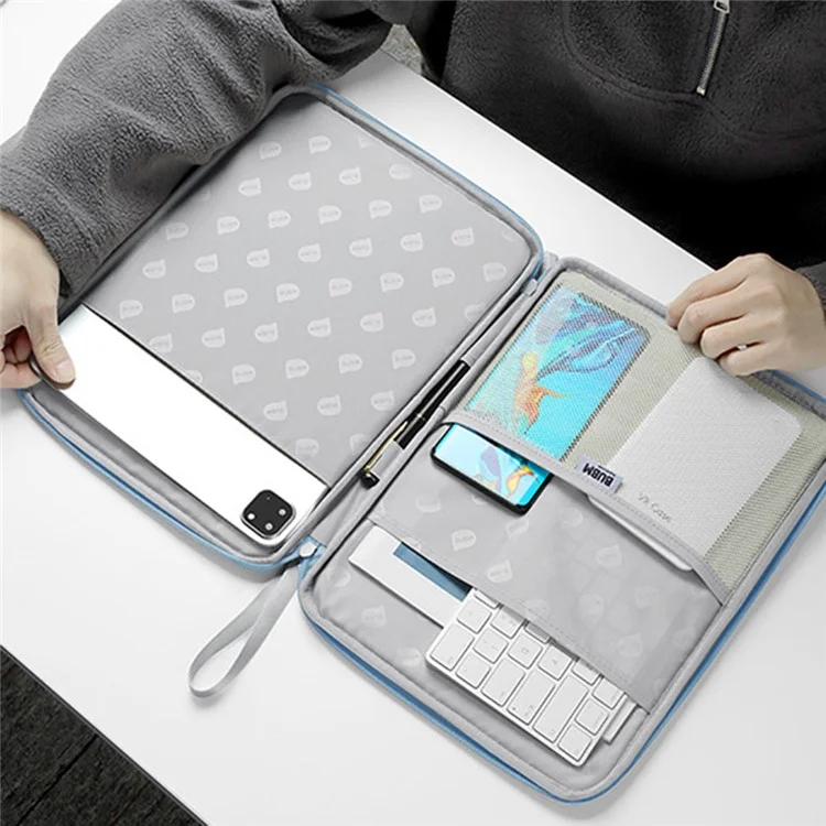 BUBM BM01211003 Tragbarer Ärmelbeutel Für Ipad 10.9 (2022) PU -ledertafel Mit Riemen Mit Riemen - Grün