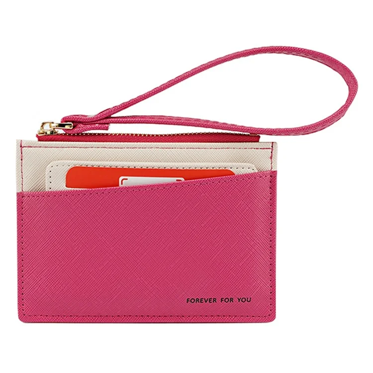 FFY FY1022-55 Cor Sólida Minimalista PU Catace Carturs Saco de Polamento de Molura de Molura Com Curs - Rosa