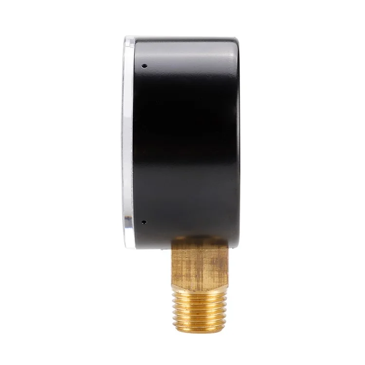 TS-50-15psi 0-15psi  /  0-1bar Manómetro de presión de agua de doble escala de 50 mm Manómetro de presión hidráulica para combustible / aire / aceite / agua