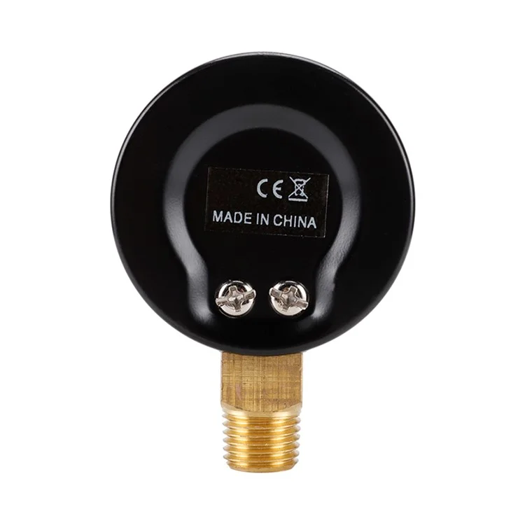TS-50-15psi 0-15psi  /  0-1bar Manómetro de presión de agua de doble escala de 50 mm Manómetro de presión hidráulica para combustible / aire / aceite / agua