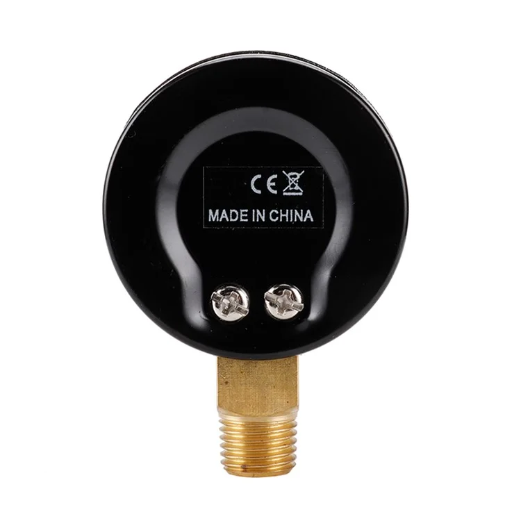 TS-50-14 1 / 4'' NPT Presión Inferior Montaje Manómetro Dual Escala Manómetro De Presión De Agua 0-200 PSI Rango De Prueba Manómetro De Presión De Aceite