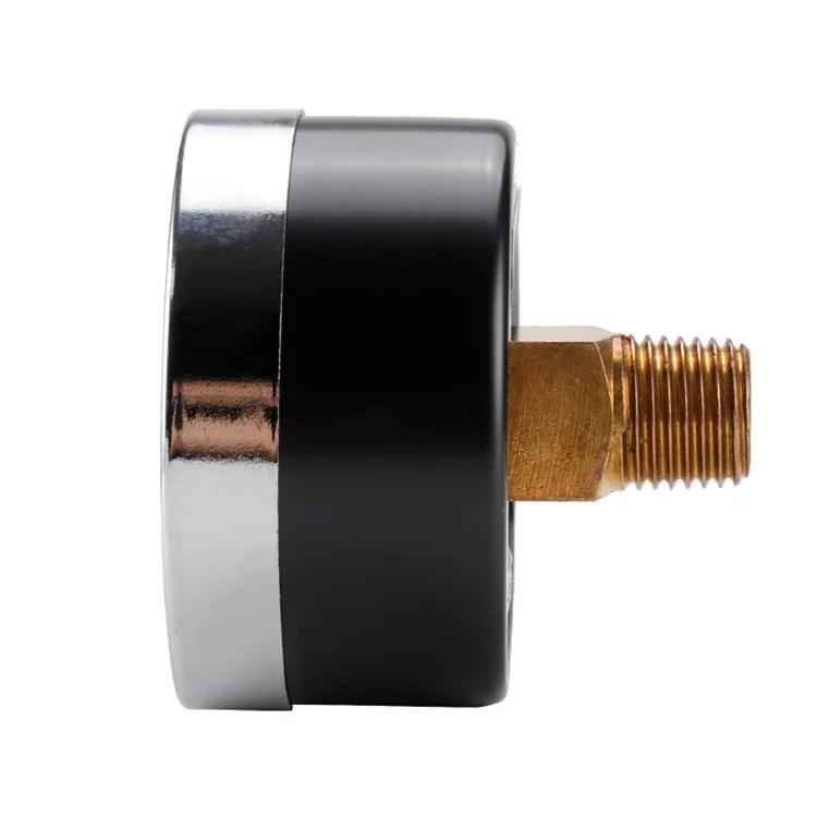 TS-50-14bar 0-200 PSI Rango de prueba Indicador de presión de aceite Montaje inferior de 1/4'' NPT Indicador de presión de agua de doble escala
