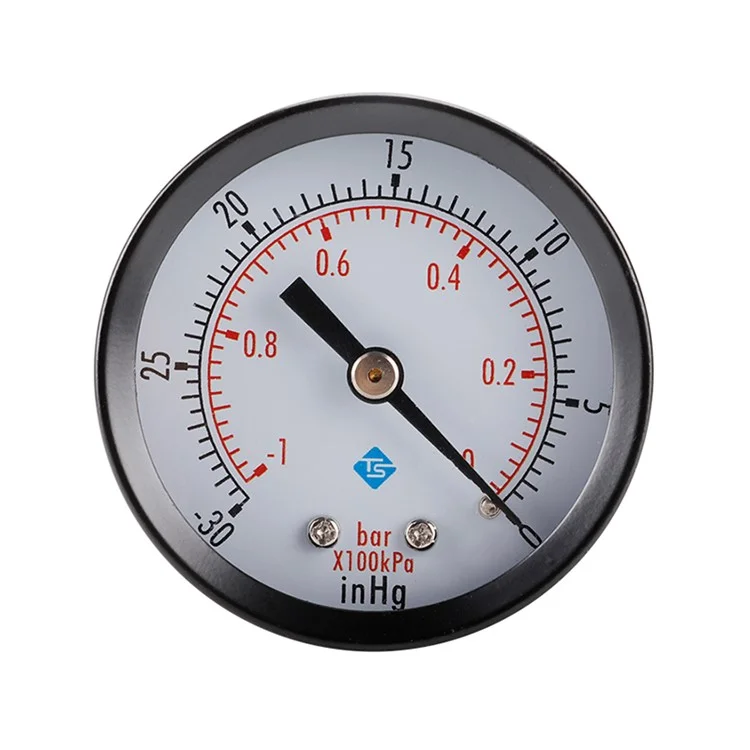 TS-Z50A Manômetro de Pressão de Água Dual Scale Vacuum 1 / 8'' Montagem ZG Manômetro de Pressão de Gás e Óleo