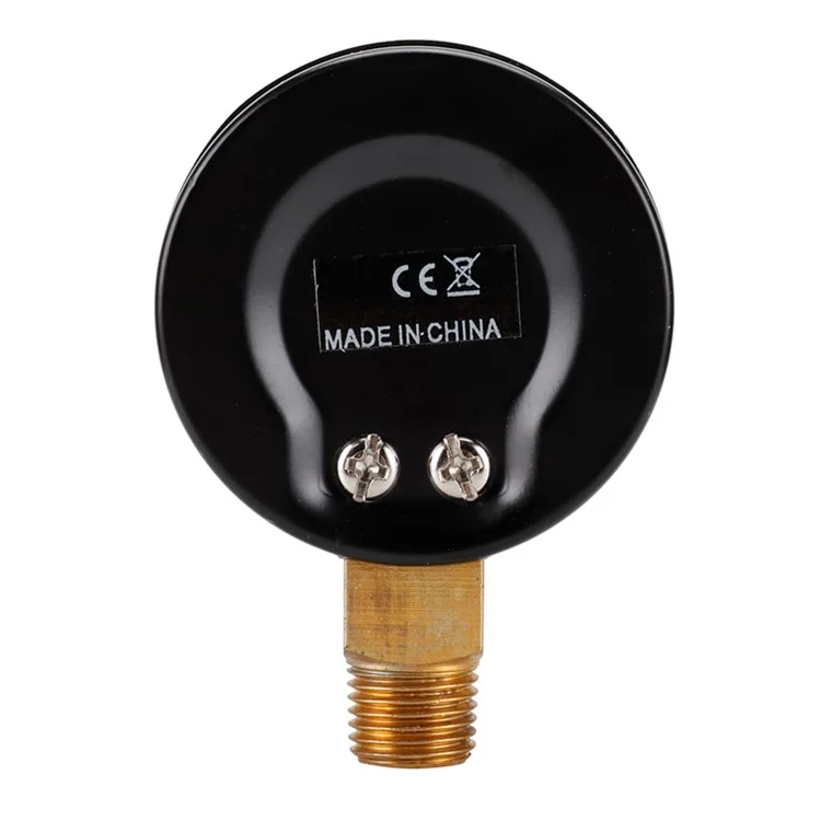 Instrumento TS-50-1+1 1 / 4'' Rosca BSPT Montaje de Presión de Agua de Gas Carcasa de Acero Inoxidable Seco al Vacío -30inHg / 0