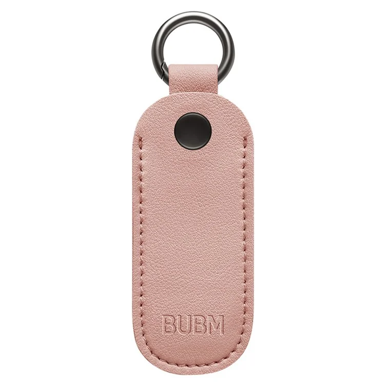 BUBM BM01238020 Cable Management Sleeve Data Cord Organizer Cover Bag Storage Pouch for Key, Smart Bluetooth-compatible Finder and Small Items - Pink