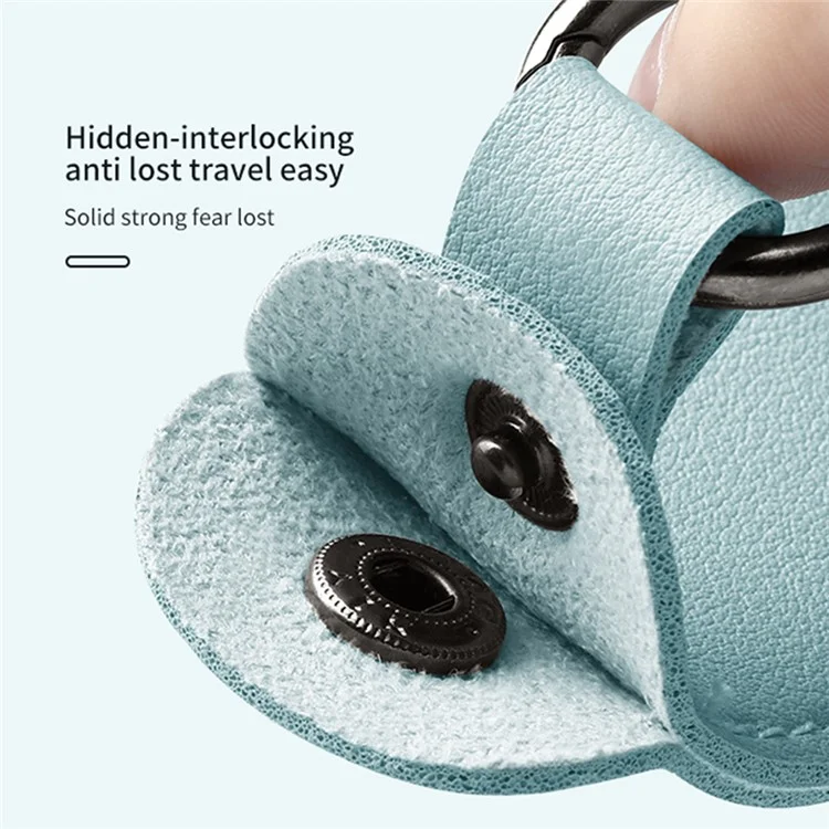 BUBM BM01238020 Cable Management Sleeve Data Cord Organizer Cover Bag Storage Pouch for Key, Smart Bluetooth-compatible Finder and Small Items - Pink