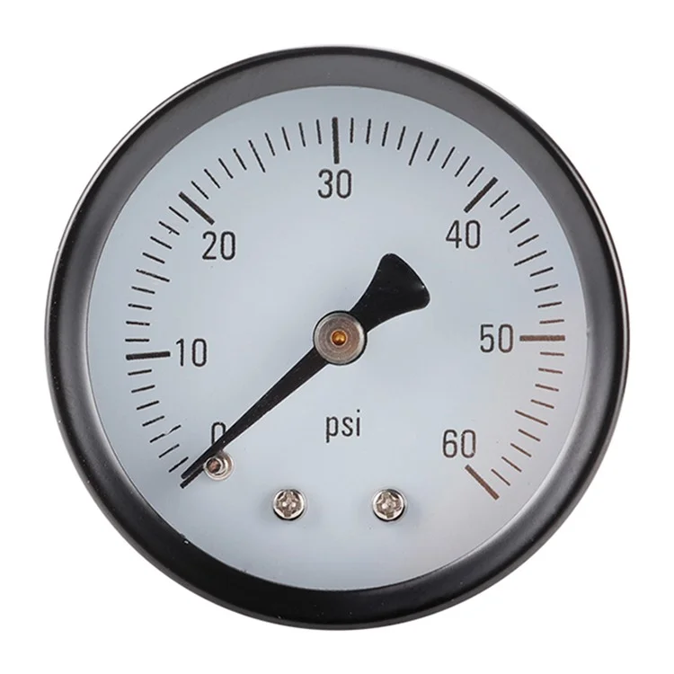 TS-Y50Z-60psi Medidor de presión de vacío 0-60 PSI Medidor de presión de agua, gas y aire Compresor 1/4" Montaje inferior