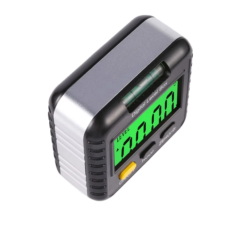 Nivel digital Angle Detector Angle Gauge con Bubble, Herramienta de medición de ángulo para carpintería, construcción