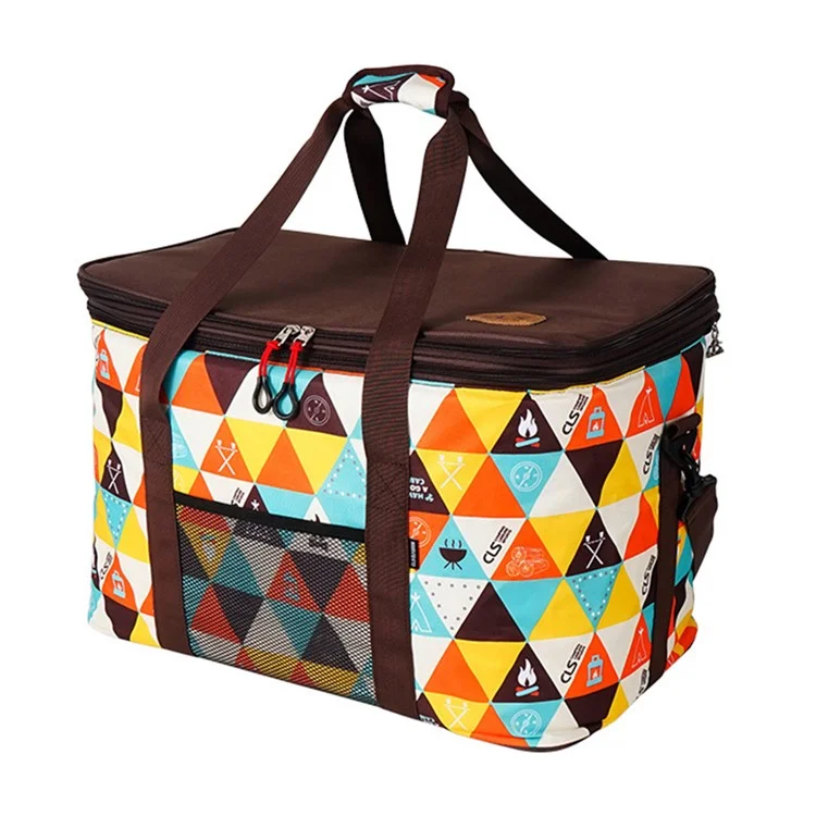 CLS Outdoor Large Capacity Adjustable Height Camping Bag Sundries Storage Handbag Self-driving Travel Picnic Bag