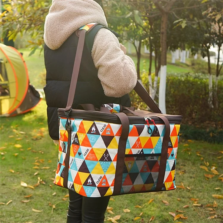 CLS Outdoor Large Capacity Adjustable Height Camping Bag Sundries Storage Handbag Self-driving Travel Picnic Bag