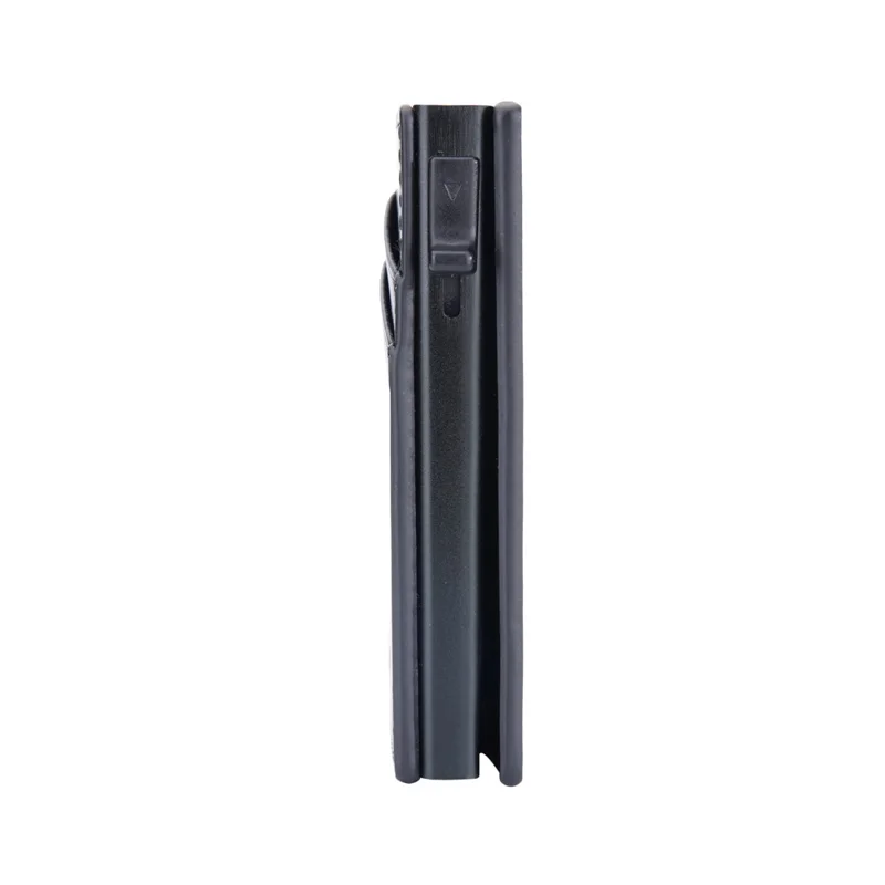 BAELLERRY K9297 RFID Blocking Pop Up Card Holder PU Leather + Zinc Alloy Card Storage Case - Black