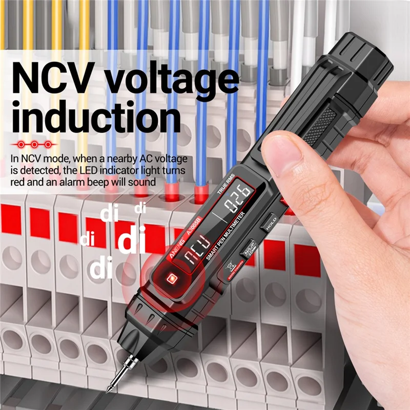 ANENG A3005B Digital Multimeter Penna Tipo Non a Contatto NCV AC / DC Tensione Rilevatore Intelligente Misuratore di Corrente - Versione Aggiornata