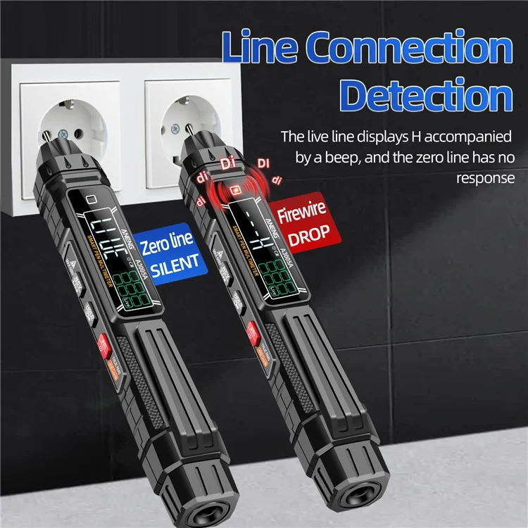 ANENG A3005 Digital Multimeter Pen Professional AC / DC Voltage Meter Smart Measuring Tool - Upgraded Version