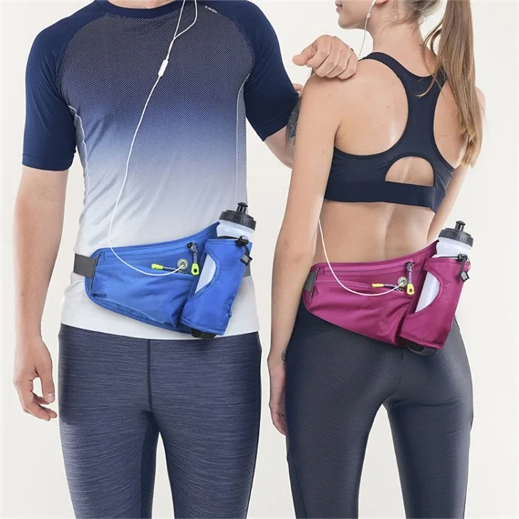 Поход Fanny Pack Water Doterder Outdoor Sport Sport Croning Train Taiste Mag Для Езды на Велосипеде Dog Walking - Синий