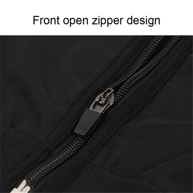 Chest Phone Holder Running Vest Reflective Night Jogging Polyester Vest with Pockets - Size M