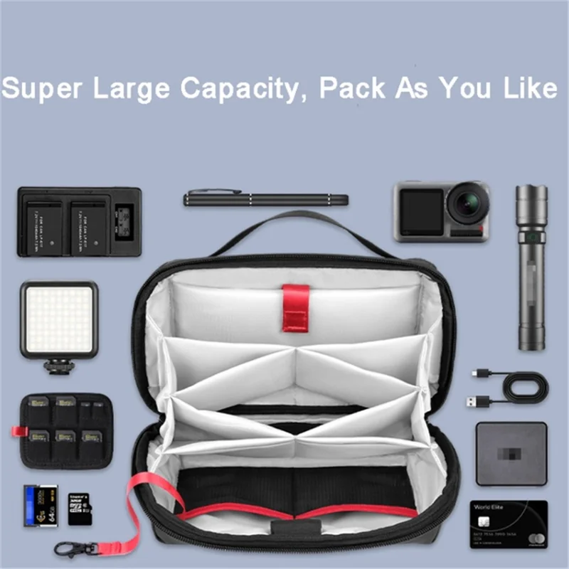 Portable Data Cable Digital Accessories Organizer Pouch Power Bank Handbag Makeup Toiletries Storage Hand Bag