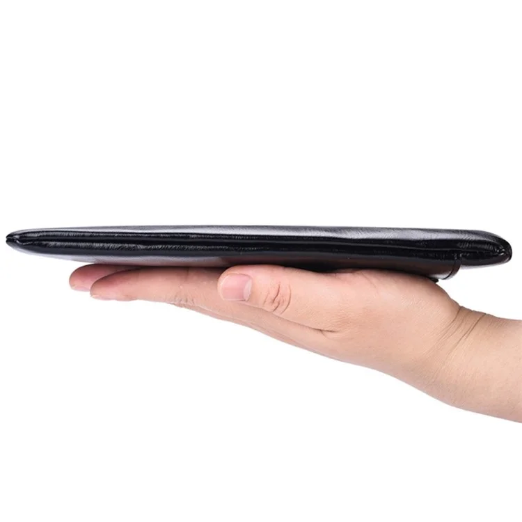 Reißverschluss-Verschluss Herren-Clutch Karten Münzen Handyhalter Lange Geldbörse PU-Leder-Geldbörse - Schwarz
