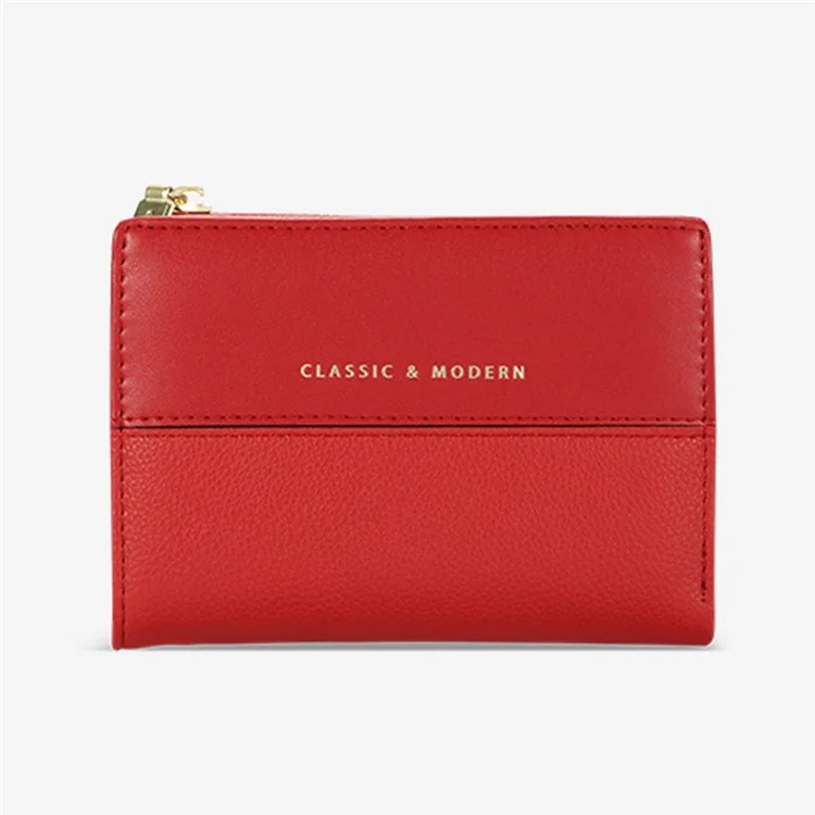 TAILIAN T2602-089 Girl's Wallet PU Leather Travel Card Storage Holder Coin Pouch Bag Billfold for Women - Pink