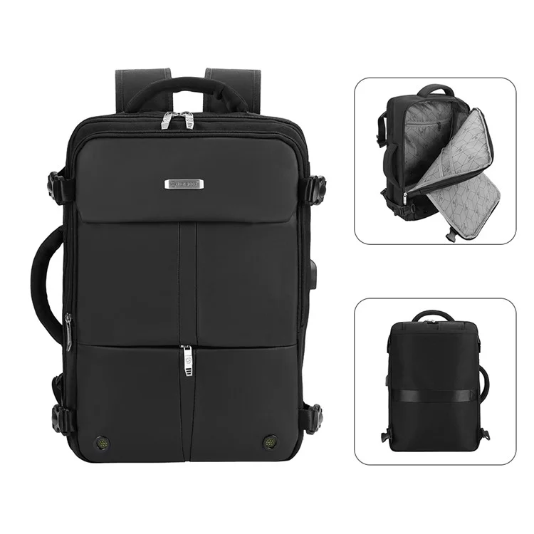 BOISEEN 3506 Waterproof Oxford Cloth Laptop Backpack Men's Travel Shoulders Bag Briefcase Handbag