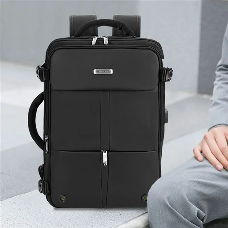 BOISEEN 3506 Waterproof Oxford Cloth Laptop Backpack Men's Travel Shoulders Bag Briefcase Handbag