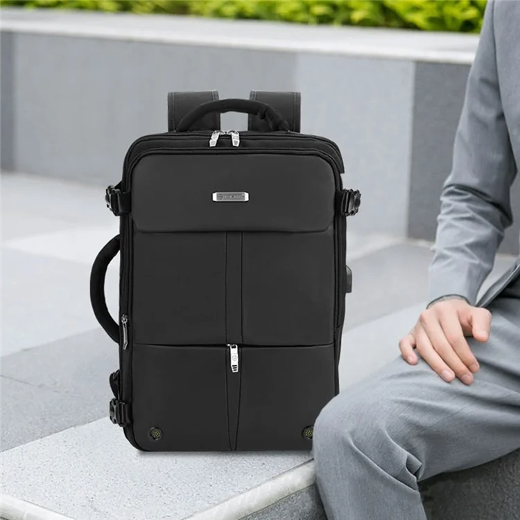 BOISEEN 3506 Waterproof Oxford Cloth Laptop Backpack Men's Travel Shoulders Bag Briefcase Handbag