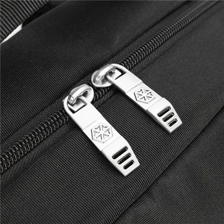 BOISEEN 3537 Oxford Cloth 15.6-Inch Laptop Backpack Men's Travel Shoulders Bag with External USB Port