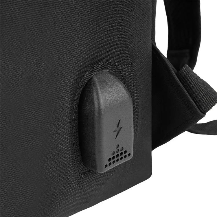 BOISEEN 3537 Oxford Cloth 15.6-Inch Laptop Backpack Men's Travel Shoulders Bag with External USB Port