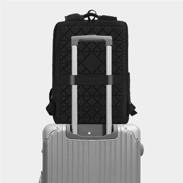 BOISEEN 3537 Oxford Cloth 15.6-Inch Laptop Backpack Men's Travel Shoulders Bag with External USB Port
