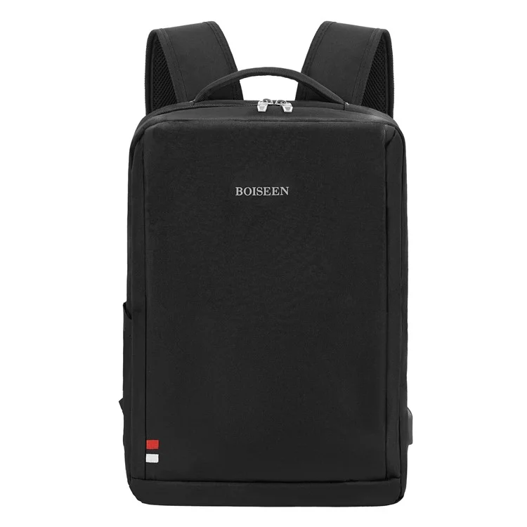 BOISEEN 3537 Oxford Cloth 15.6-Inch Laptop Backpack Men's Travel Shoulders Bag with External USB Port