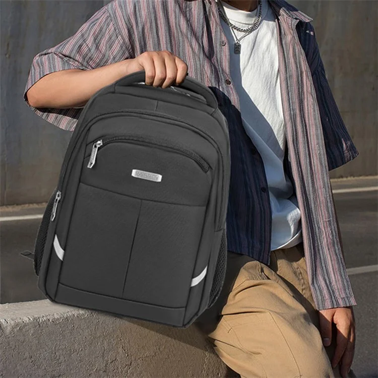 BOISEEN 2933 Business Oxford Cloth Shoulders Bag Men's Laptop Storage Backpack Large Daypack