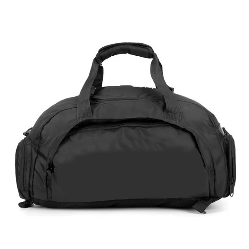 Upgrade Sports Fitness Storage Bag for Women Yoga Shoulder Bag with Side Pouch Large Capacity Training Bag - Black