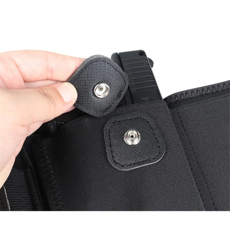 50 inch Tactical Belt Holster Wide Belt Waistband Military Neoprene Elastic Pistol Holster - Left Hand