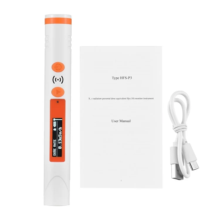 P3 Handheld Pen Radiation Detector Small Portable Radiation Monitor with Digital Display Screen