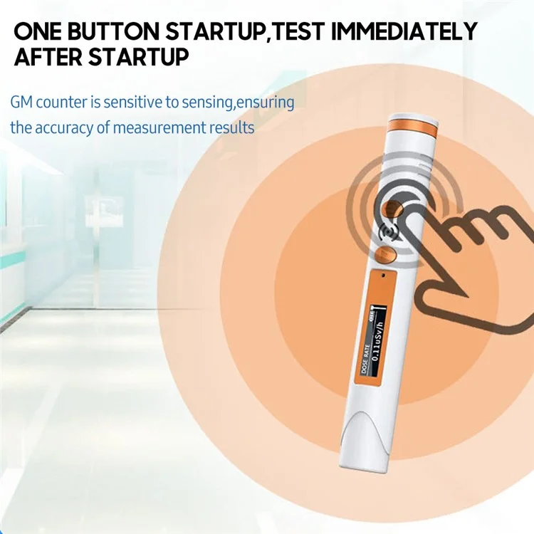 P3 Handheld Pen Radiation Detector Small Portable Radiation Monitor with Digital Display Screen