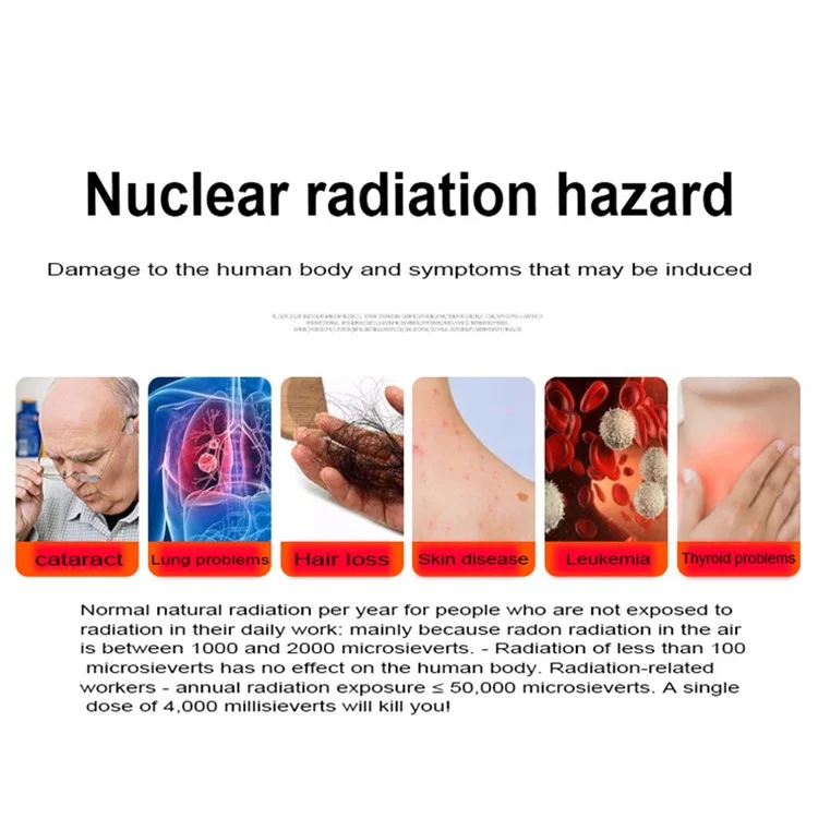 GM835 TFT 2.0" Display Screen Nuclear Radiation Detector Battery Powered Radiation Dosimeter Monitor