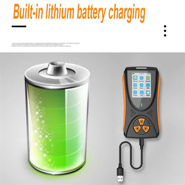 GM835 TFT 2.0" Display Screen Nuclear Radiation Detector Battery Powered Radiation Dosimeter Monitor