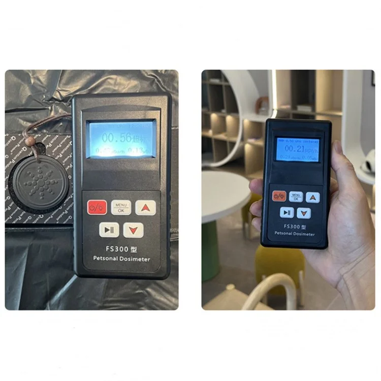 Détecteur de radiations nucléaires portatif, portable, à main, détecteur de rayons bêta, gamma et X, compteur de radiations (alimenté par piles)