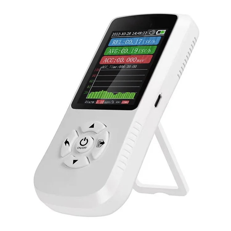 FY-202 Portable Handheld Nuclear Radiation Detector Radiation Dosimeter with 2.8-Inch Display Screen