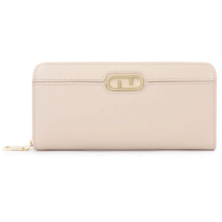 TAILIAN T9612-110 Embrague de Teléfono Celular de Piel de PU para Mujer Cartera con Cremallera - Albaricoque