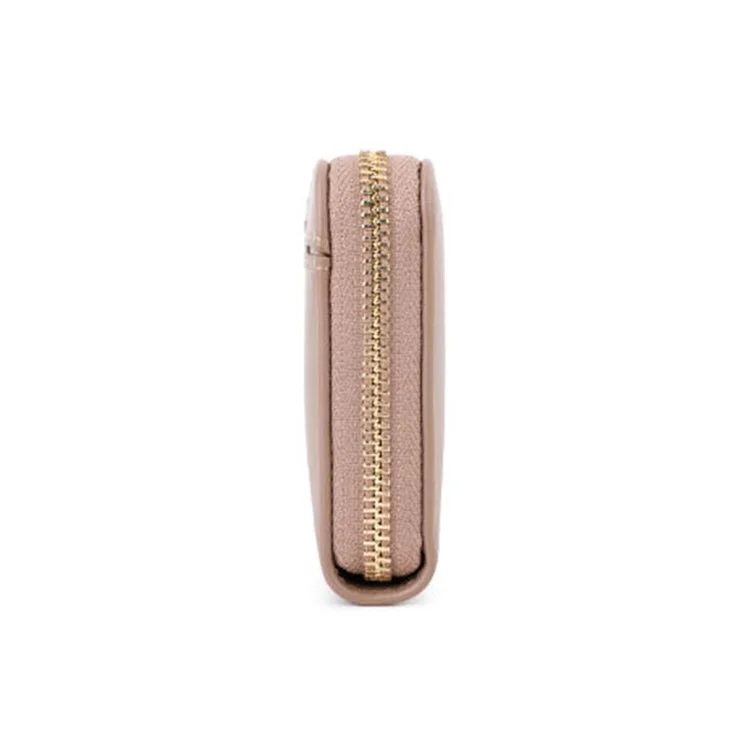 TAILIAN T9612-110 Embrague de Teléfono Celular de Piel de PU para Mujer Cartera con Cremallera - Albaricoque