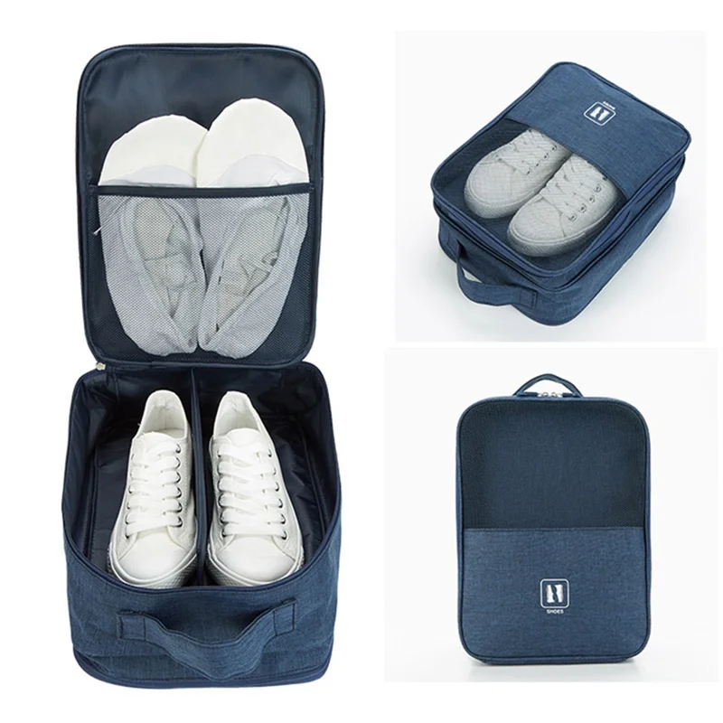 Multifunction Traveling Shoes Packing Bag Shoe Organizer Pouch Storage Bag Organization Pouch - Dark Blue