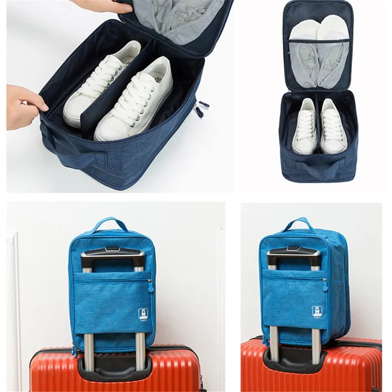 Multifunction Traveling Shoes Packing Bag Shoe Organizer Pouch Storage Bag Organization Pouch - Dark Blue