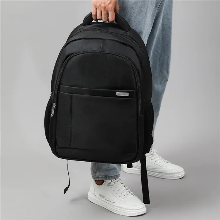 BOISEEN 7167 Oxford Cloth Laptop Backpack Water Resistance Schoolbag Compartment Daypack for Business Travel