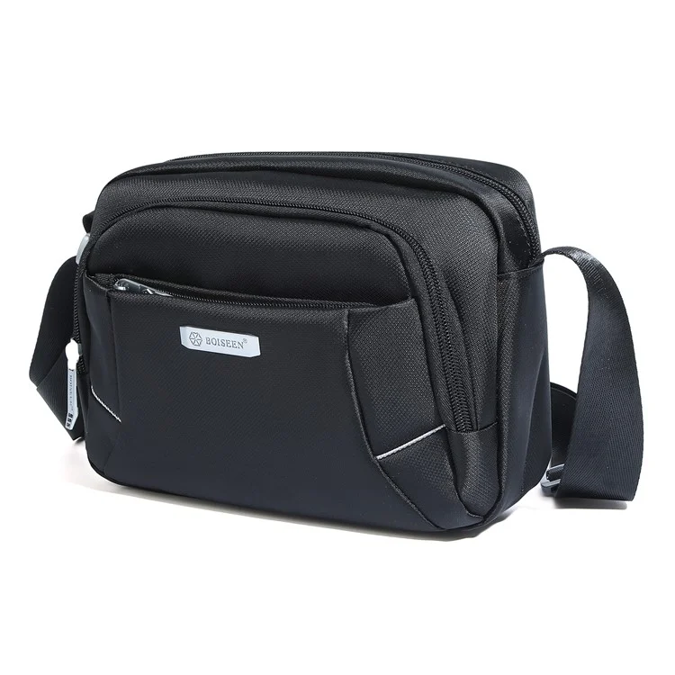 BOISEEN 6629 Sacs à bandoulière Messenger Bags pour hommes Sling Sacs imperméables en Oxford pour le travail et les affaires