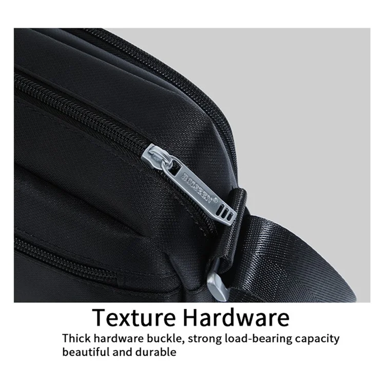 BOISEEN 6629 Sacs à bandoulière Messenger Bags pour hommes Sling Sacs imperméables en Oxford pour le travail et les affaires