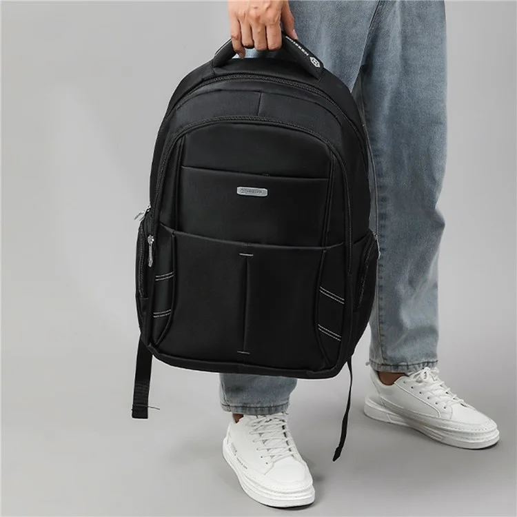 BOISEEN 6646 Oxford Backpack Waterproof Business Travel Backpack College Bookbag Laptop Storage Bag